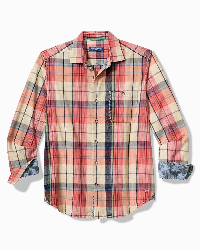 Big & Tall Sunwash Check Long-Sleeve Shirt - Tommy Bahama Men