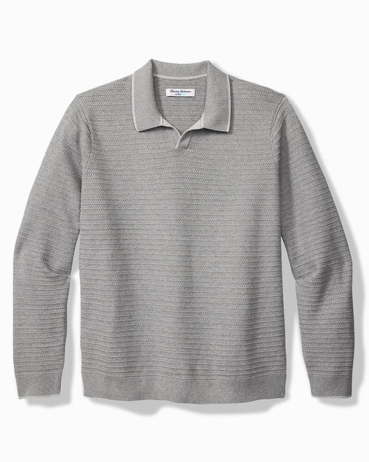 Big & Tall Coolside Harbor IslandZone® Sweater Polo - Tommy Bahama Men