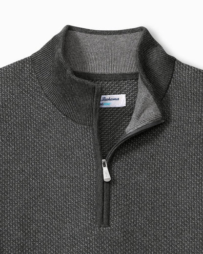 Big & Tall Coolside Legend Half-Zip IslandZone® Sweater - Tommy Bahama Men