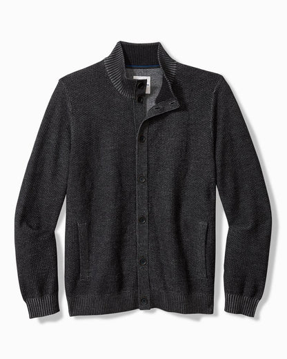 Big & Tall Crescent Shore IslandZone® Cardigan - Tommy Bahama Men