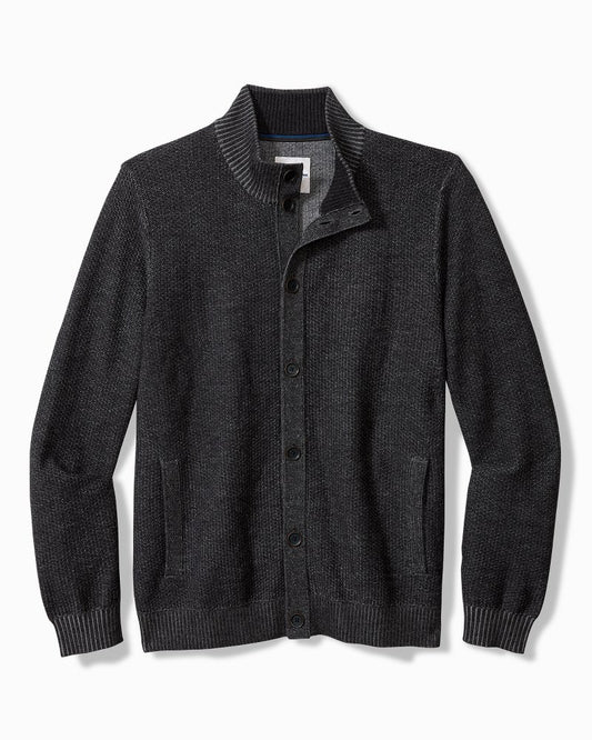 Big & Tall Crescent Shore IslandZone® Cardigan - Tommy Bahama Men