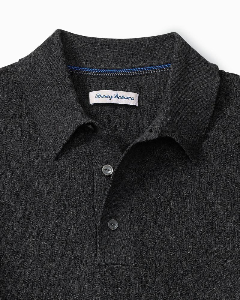 Big & Tall Capital Cable Sweater Polo - Tommy Bahama Men