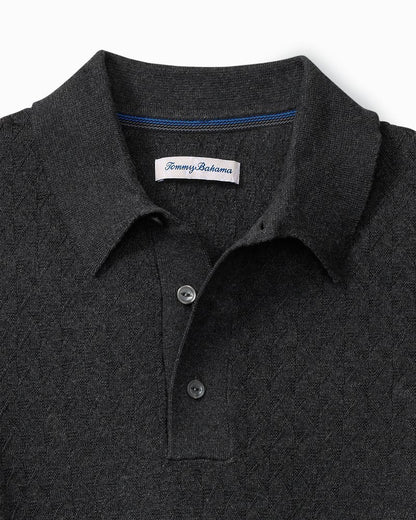 Big & Tall Capital Cable Sweater Polo - Tommy Bahama Men