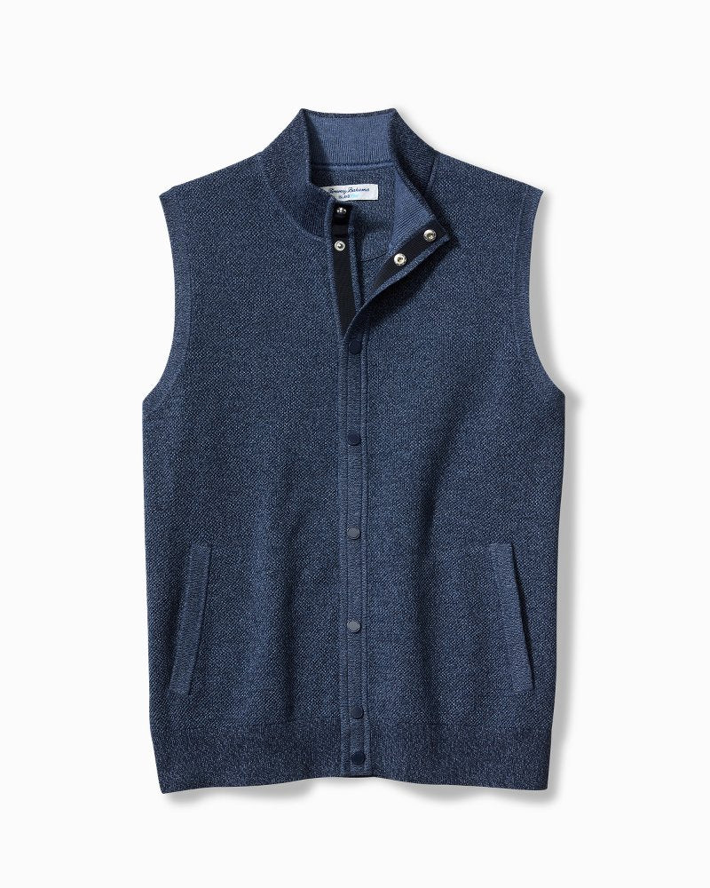 Big & Tall Coolside Course IslandZone® Sweater Vest - Tommy Bahama Men