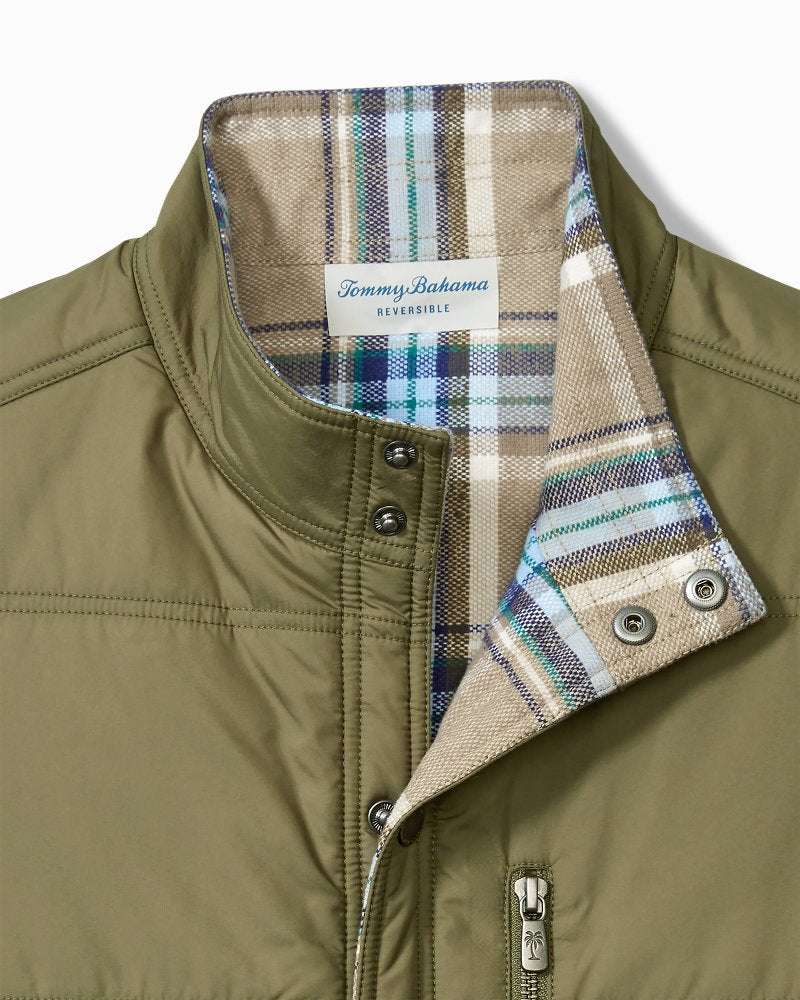 Big & Tall Oak Harbor Reversible Vest - Tommy Bahama Men