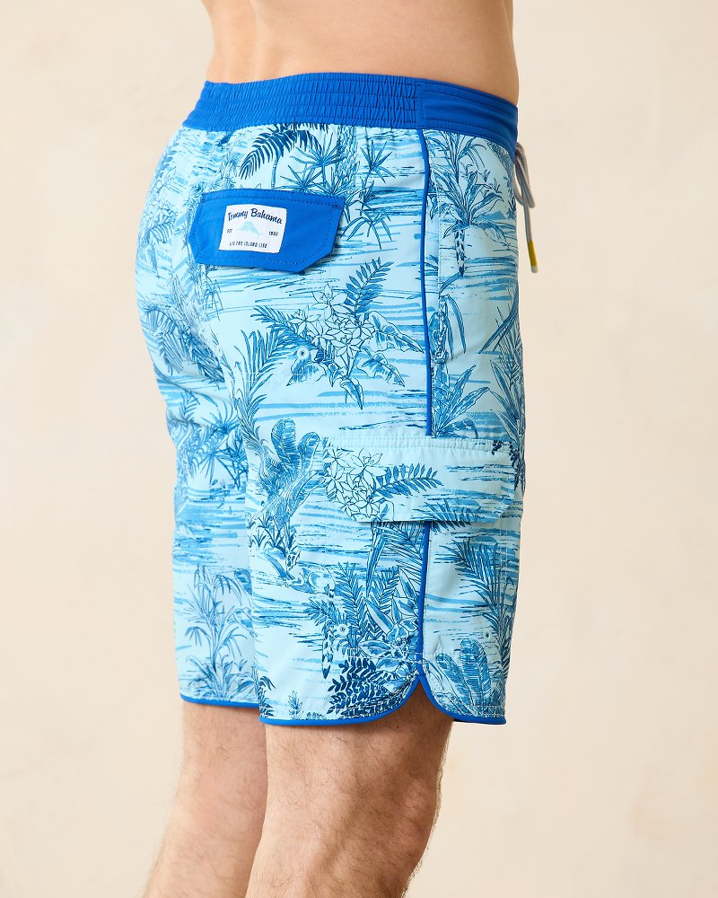 Big & Tall Baja Bird's Eye View Boardshorts - Tommy Bahama Men