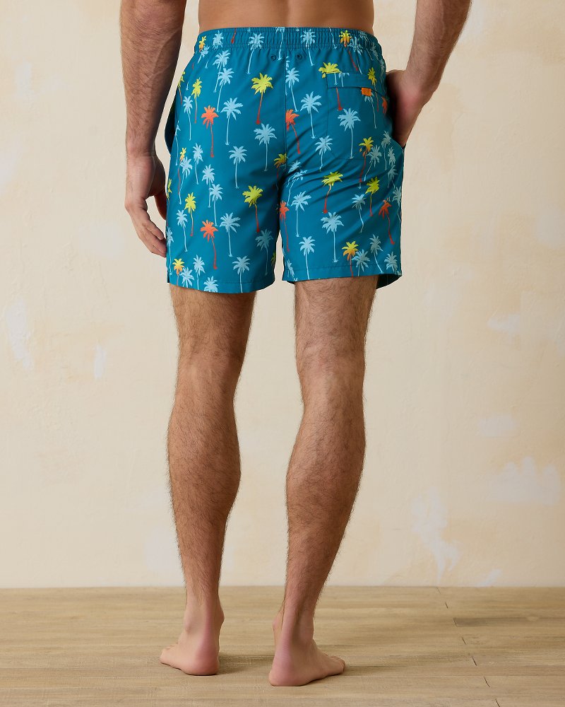 Big & Tall Naples Pom Palms Swim Trunks - Tommy Bahama Men
