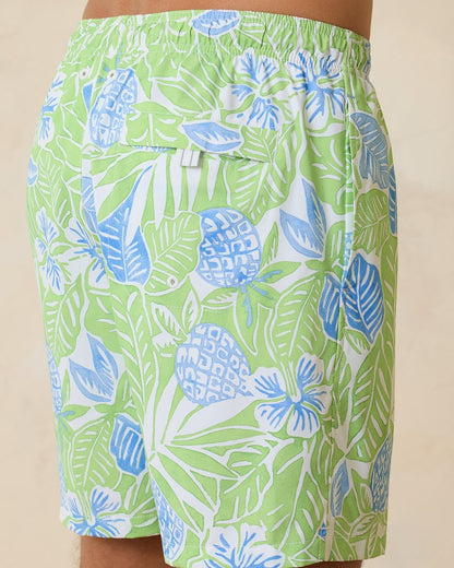 Big & Tall Naples Pineapple Hideaway Swim Trunks - Tommy Bahama Men