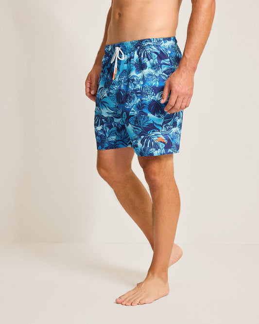 Big & Tall Naples Ocean Escape Swim Trunks - Tommy Bahama Men