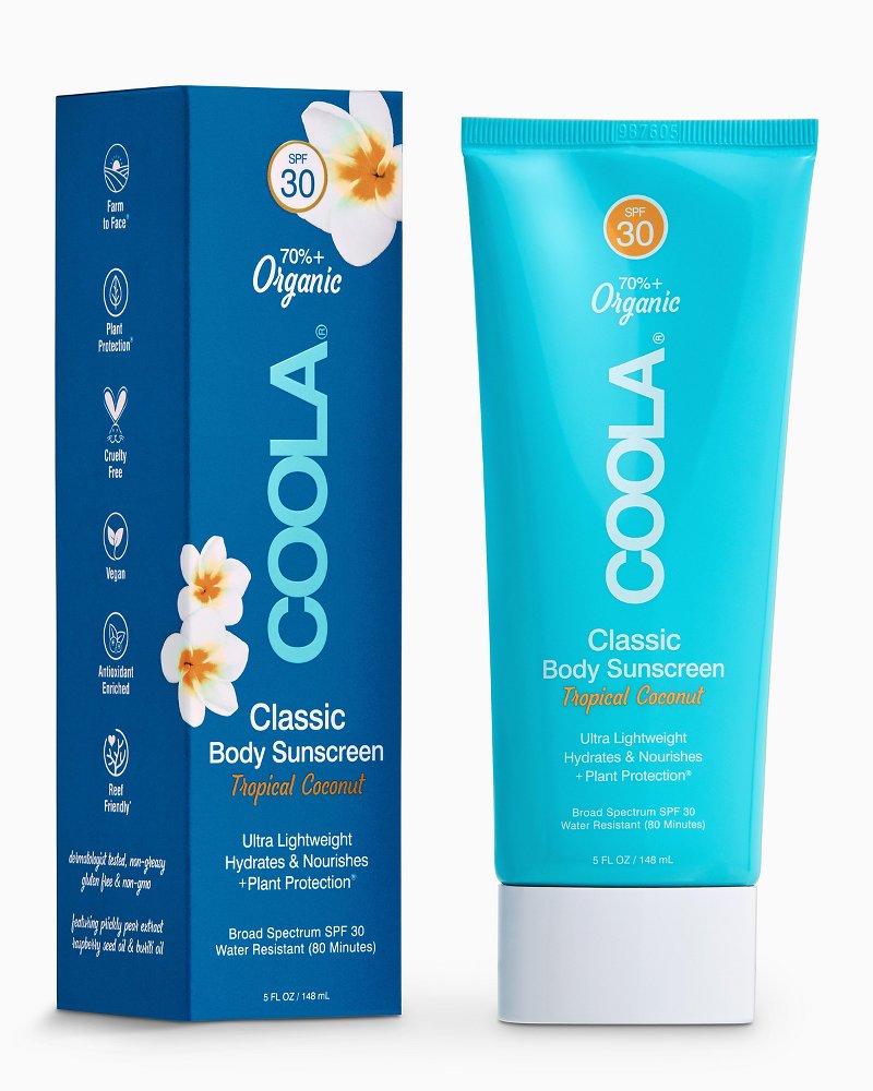 Tropical Coconut SPF 30 Body Sunscreen Lotion by COOLA® - Tommy Bahama Beach & Home