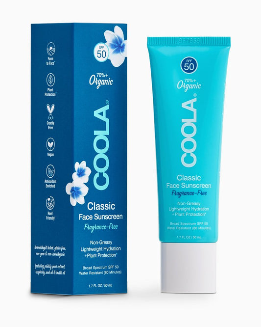 Fragrance-Free SPF 50 Face Sunscreen by COOLA® - Tommy Bahama Beach & Home