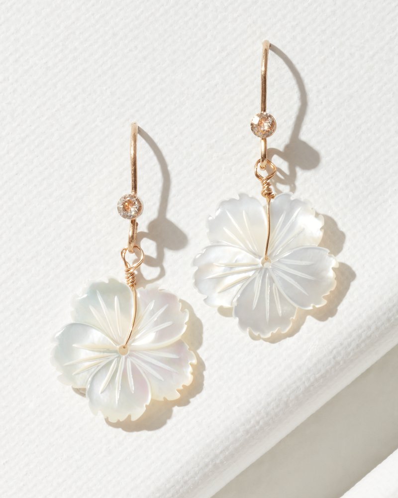 Island Essence Hibiscus Drop Earrings - Tommy Bahama Women