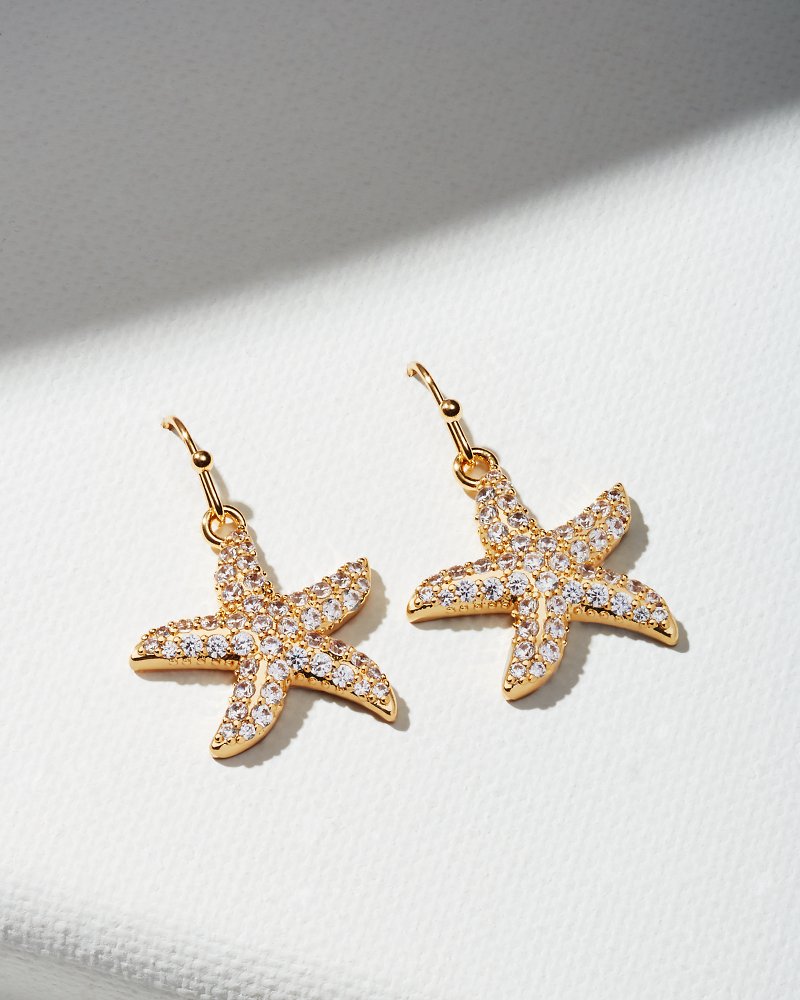 Island Essence Gold Starfish Earrings - Tommy Bahama Women