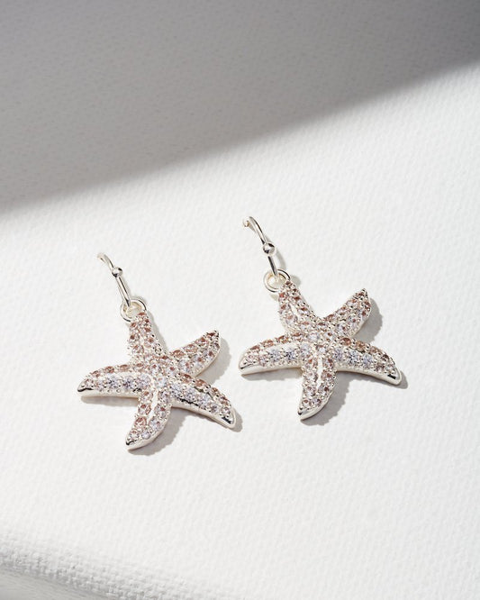 Island Essence Silver Starfish Earrings - Tommy Bahama Women