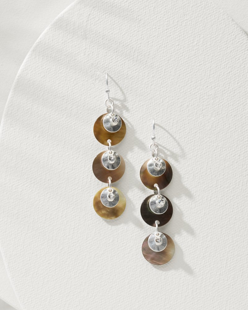 Marco Island Grey Multi-Shell Drop Earrings - Tommy Bahama Women
