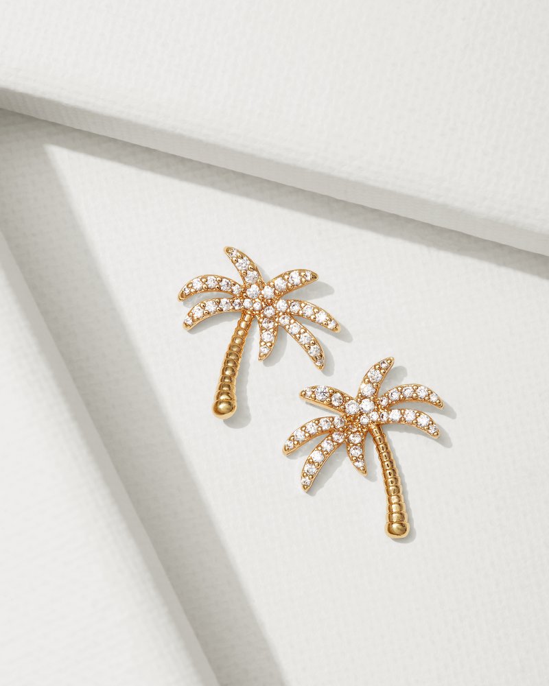Kihei Collection Palm Tree Stud Earrings - Tommy Bahama Women
