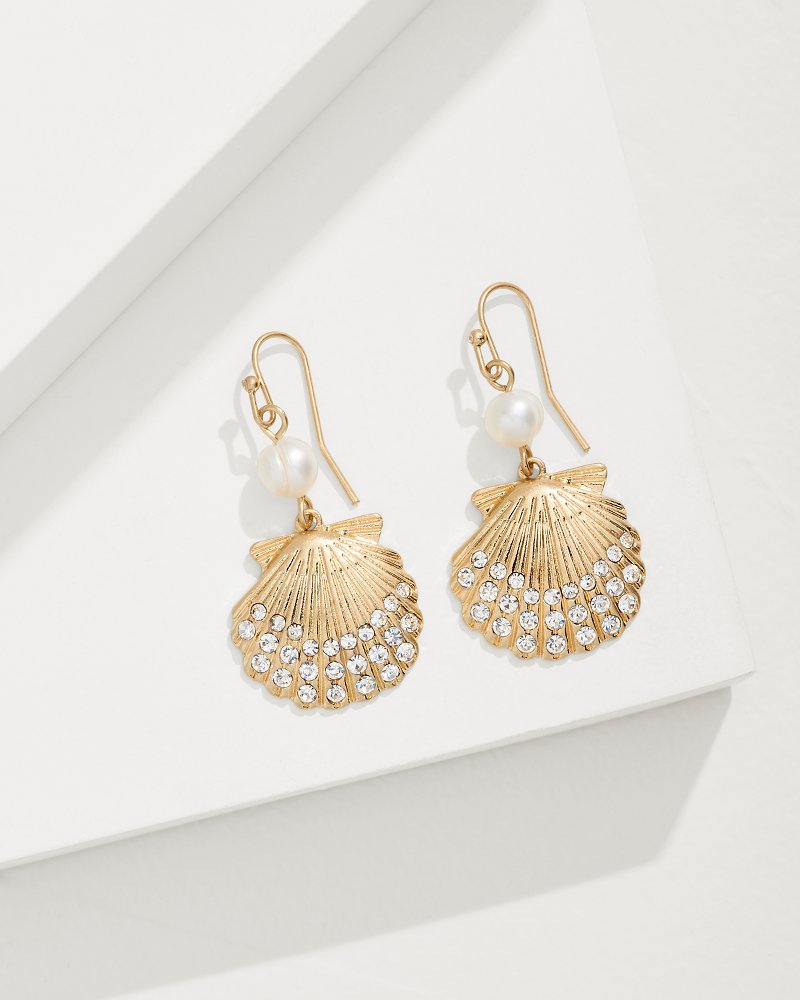 Sanibel Island Pearl and Shell Drop Earrings - Tommy Bahama Women