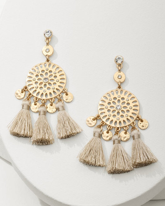 Madeira Tassel Statement Earrings - Tommy Bahama Women