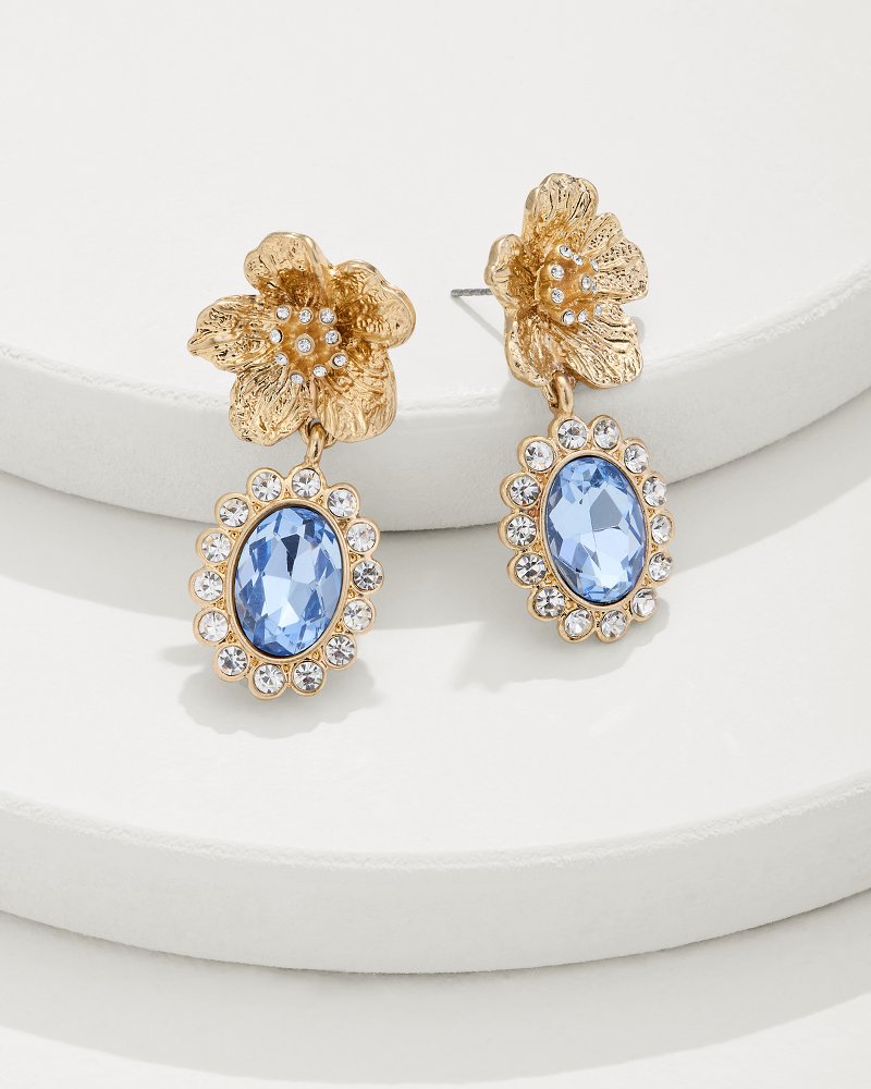 Tidal Treasure Floral Statement Drop Earrings - Tommy Bahama Women