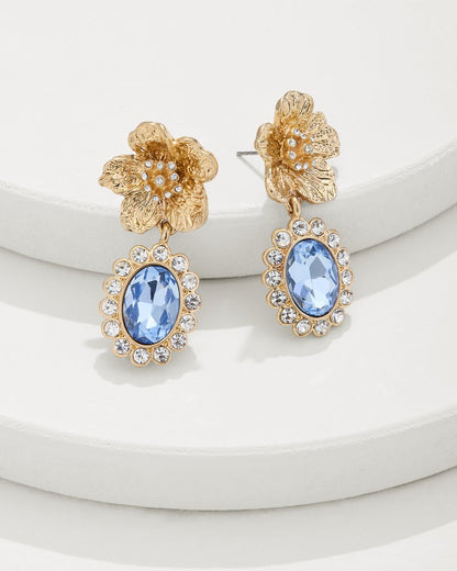 Tidal Treasure Floral Statement Drop Earrings - Tommy Bahama Women