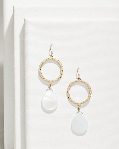 Indigo Shore Mother of Pearl Teardrop Earrings - Tommy Bahama Women