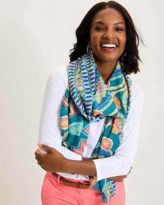 Hypnotic Garden Double Face Scarf - Tommy Bahama Women