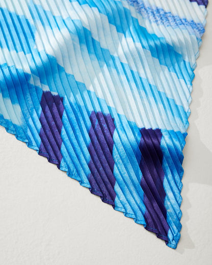 Mosaic Stripes Pleated Diamond Scarf - Tommy Bahama Women