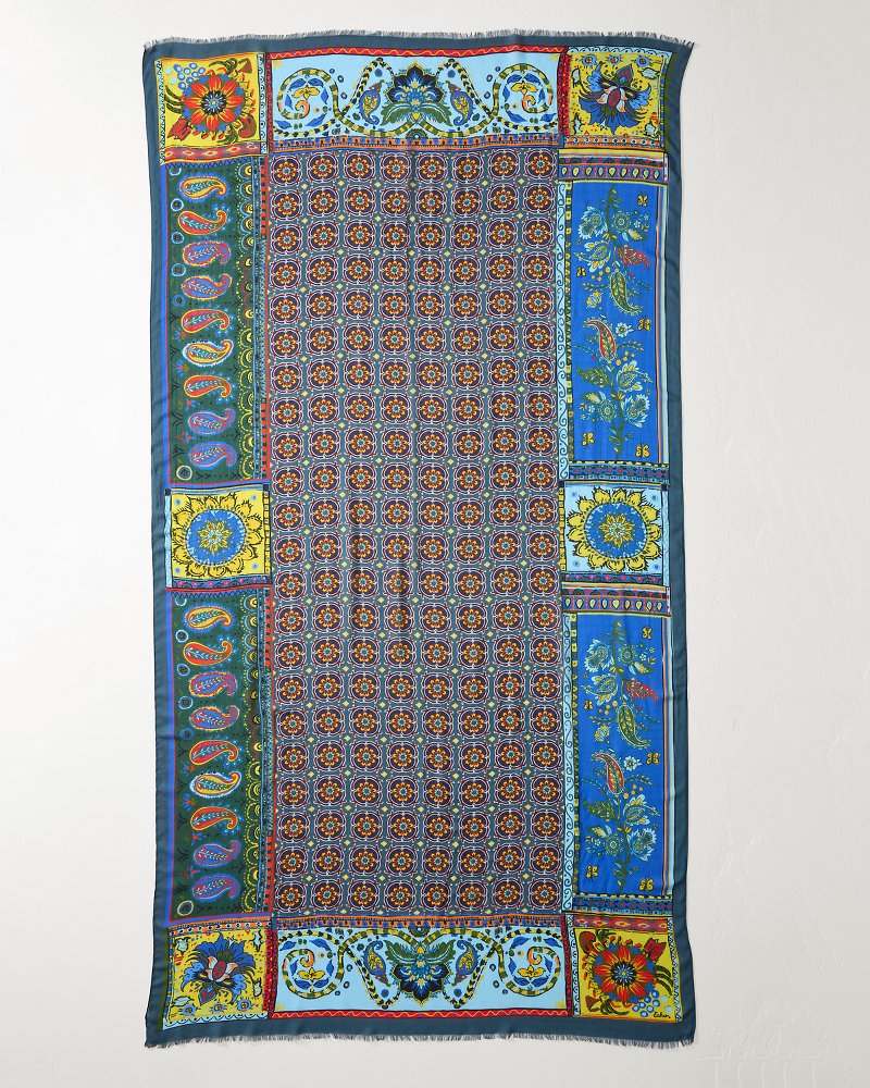 Tile Patch Wrap Scarf - Tommy Bahama Women