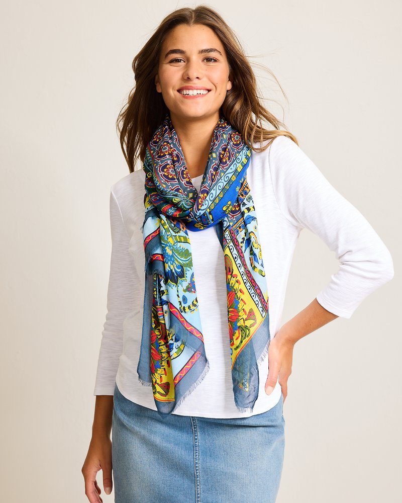 Tile Patch Wrap Scarf - Tommy Bahama Women