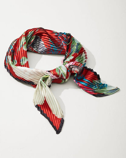 Amaryllis Pleated Diamond Scarf - Tommy Bahama Women