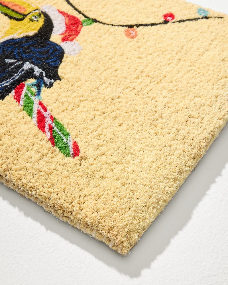 Santa's Toucan Coir Door Mat - Tommy Bahama Beach & Home