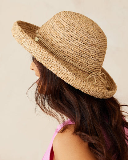 Maria Packable Raffia Upturn Hat - Tommy Bahama Women