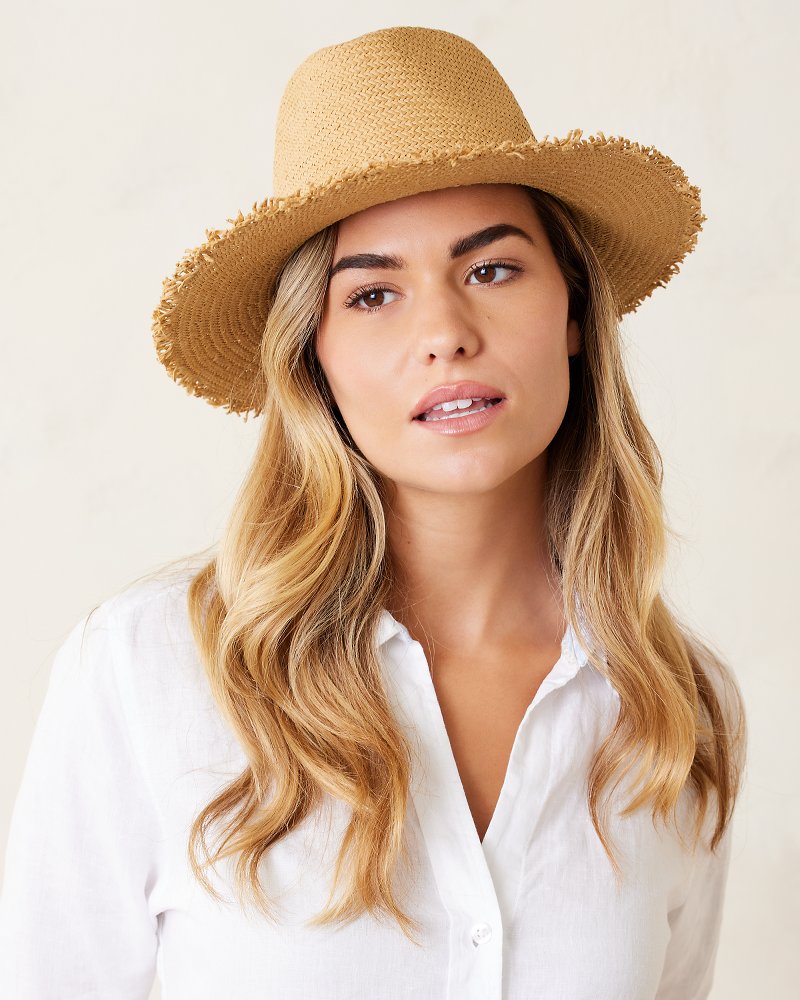 Classic Packable Hat with Fringe - Tommy Bahama Women