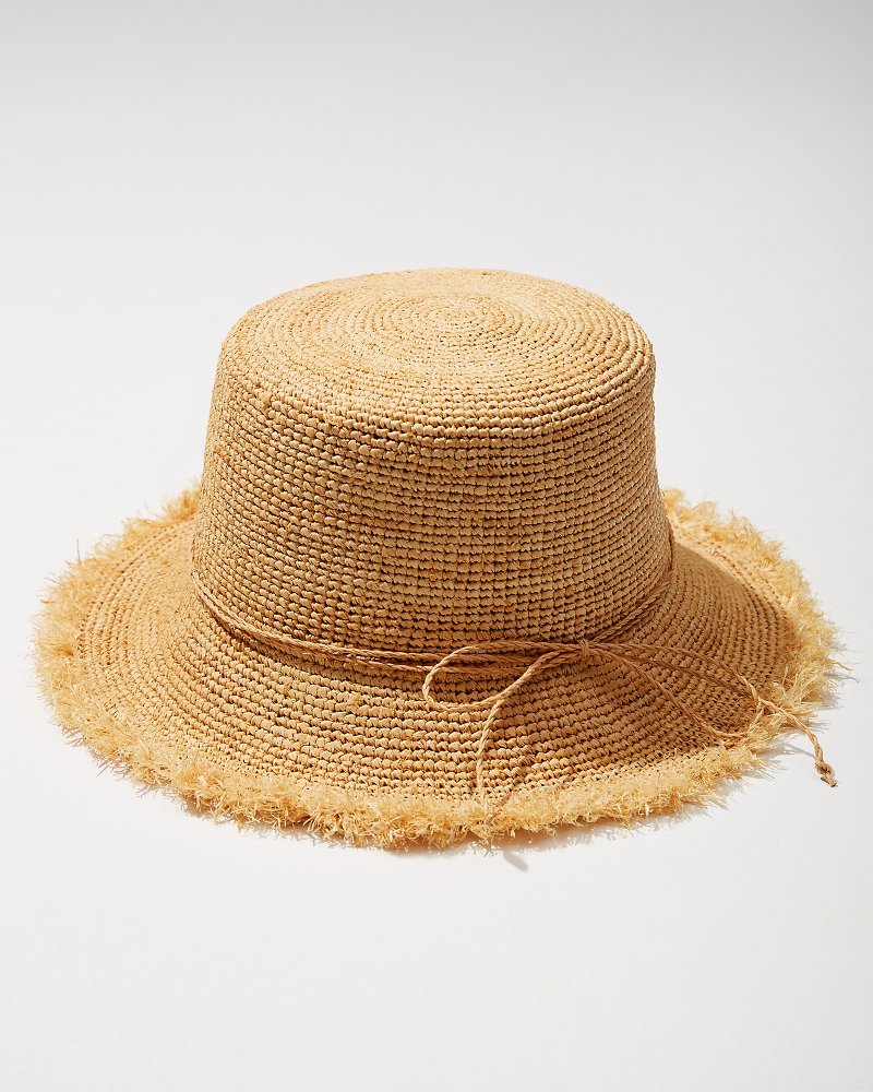 Raffia Packable Bucket Hat - Tommy Bahama Women