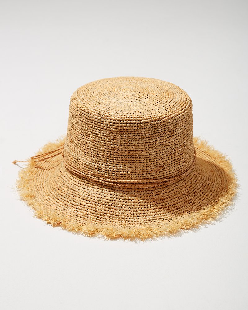 Raffia Packable Bucket Hat - Tommy Bahama Women