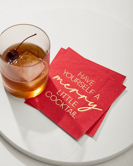 Have Yourself a Merry Little Cocktail Napkins - Tommy Bahama Beach & Home