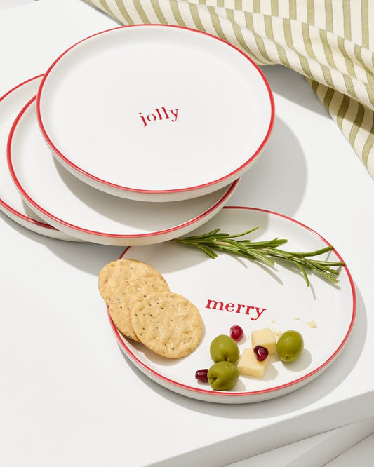 Holiday Appetizer Plates—Set of 4 - Tommy Bahama Beach & Home