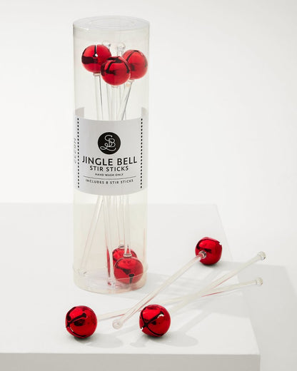 Jingle Bell Red Stir Sticks - Tommy Bahama Beach & Home