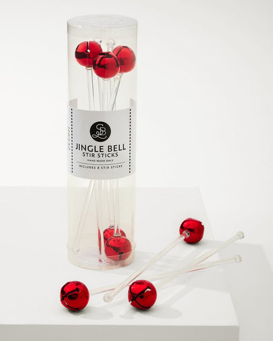 Jingle Bell Red Stir Sticks - Tommy Bahama Beach & Home