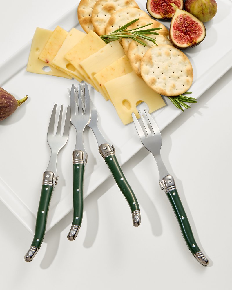 Eat, Drink & Be Merry Appetizer Fork Set - Tommy Bahama Beach & Home