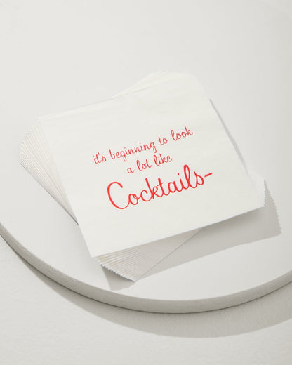 Beginning to Look Like Cocktails Napkins - Tommy Bahama Beach & Home