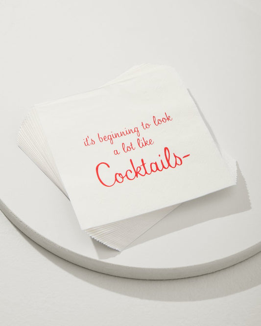 Beginning to Look Like Cocktails Napkins - Tommy Bahama Beach & Home
