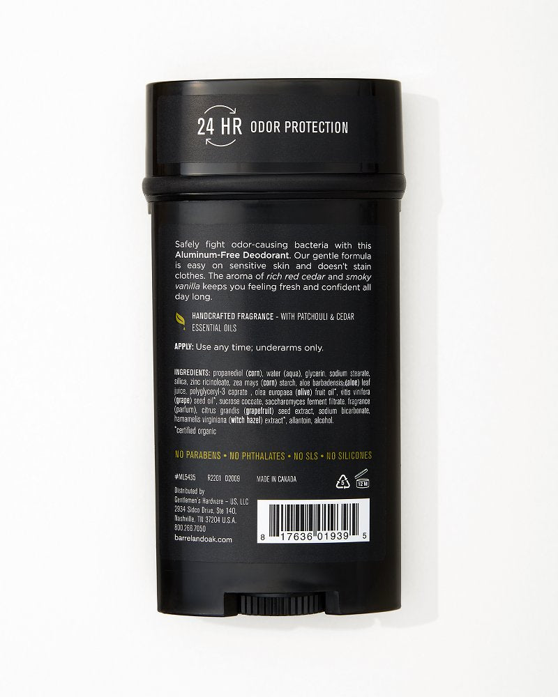 Bourbon Cedar 24-Hour Deodorant - Tommy Bahama Men