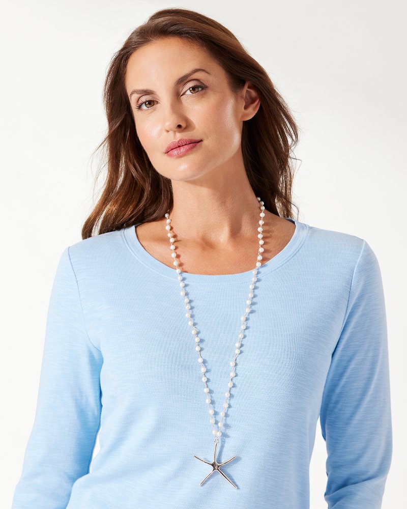 Island Essence Rose Gold Starfish Pendant Necklace - Tommy Bahama Women