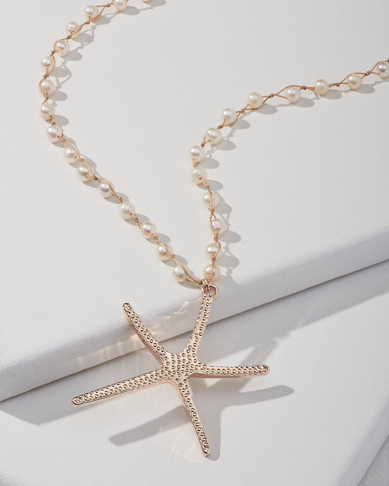 Island Essence Rose Gold Starfish Pendant Necklace - Tommy Bahama Women