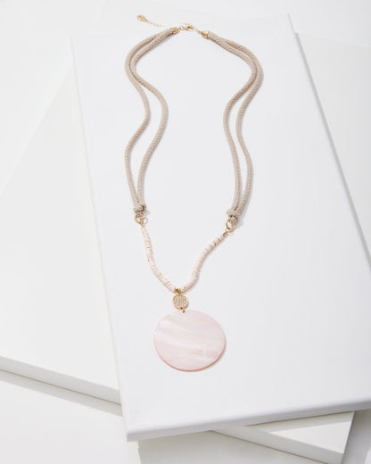 Sanibel Island Large Mother-of-Pearl Pendant Necklace - Tommy Bahama Women