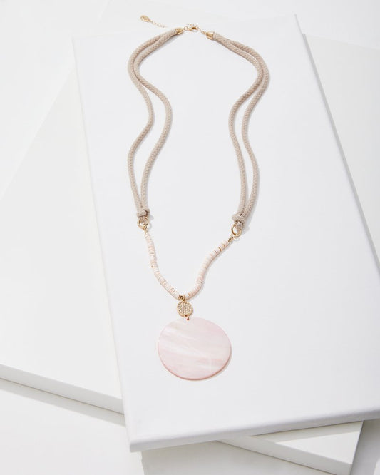 Sanibel Island Large Mother-of-Pearl Pendant Necklace - Tommy Bahama Women