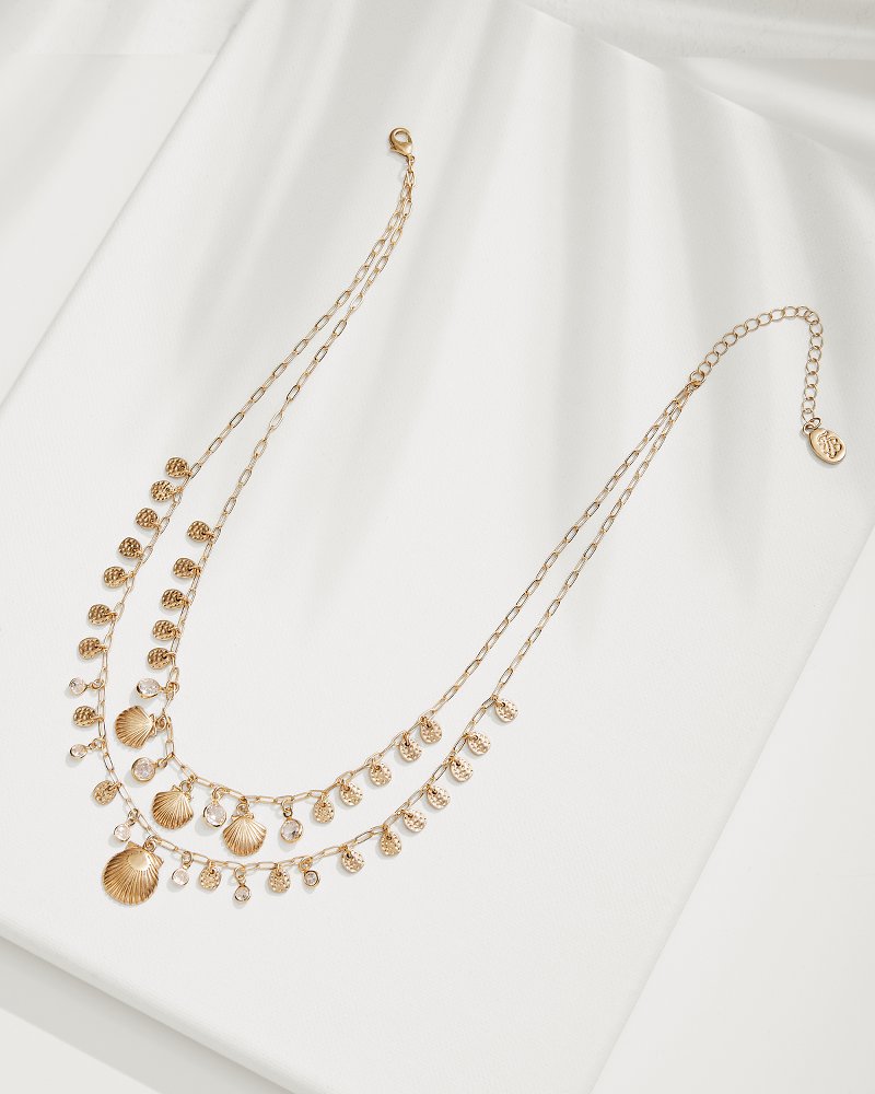 Seaside Layered Charm Statement Necklace - Tommy Bahama Women