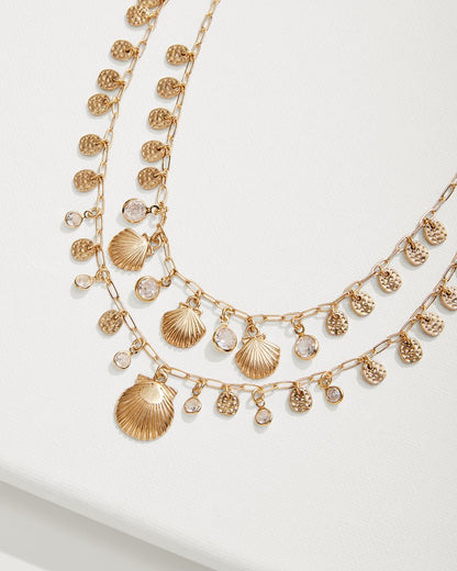 Seaside Layered Charm Statement Necklace - Tommy Bahama Women