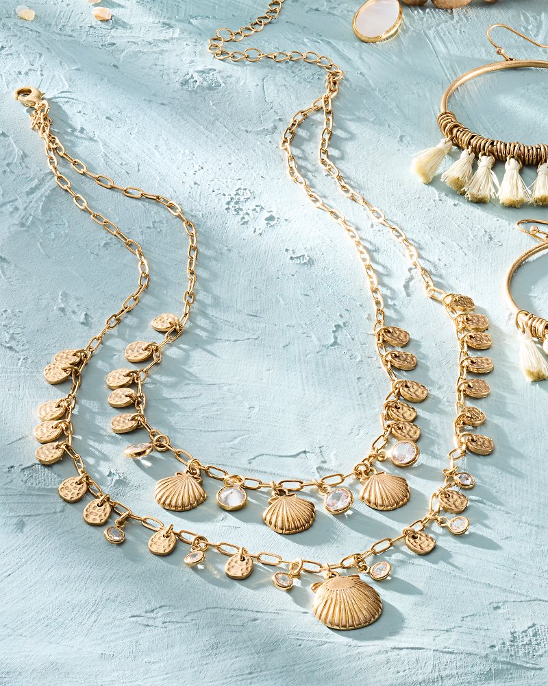 Seaside Layered Charm Statement Necklace - Tommy Bahama Women
